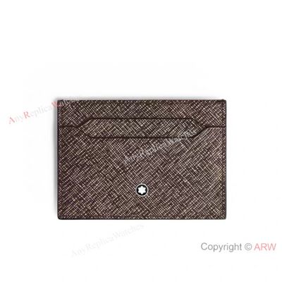 New! AAA Copy Montblanc Sartorial Portatarjetas para 5 Tarjetas Brown